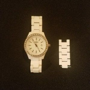 Fossil White Stella Quartz Watch